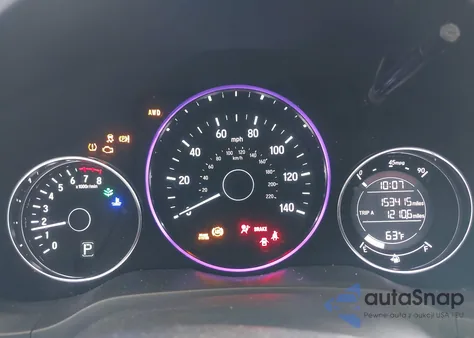 2016 Honda Hr-V Lx из США, поврежденный, VIN 3CZRU6H37GM727845